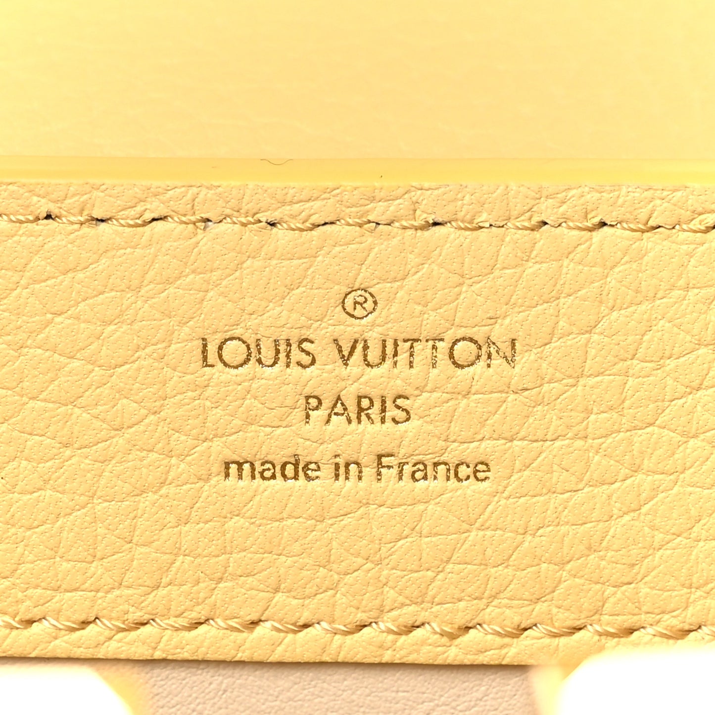 Taurillon Mini Capucines Jaune Plume