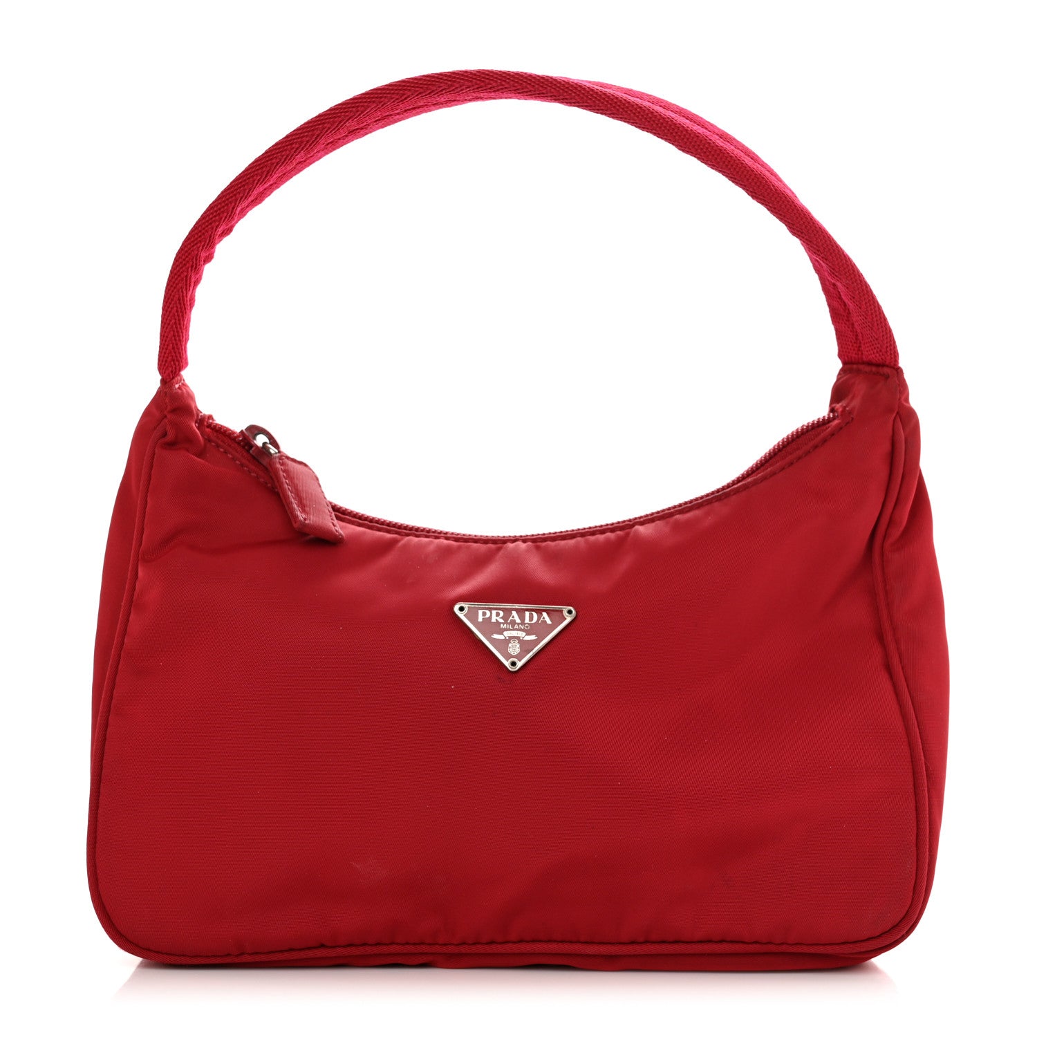 Prada Tessuto Nylon Mini Re-Edition 2000 Bag Rosso 1 of 12