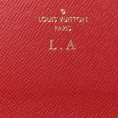 Louis Vuitton Damier Ebene Josephine Wallet Red 10 of 10