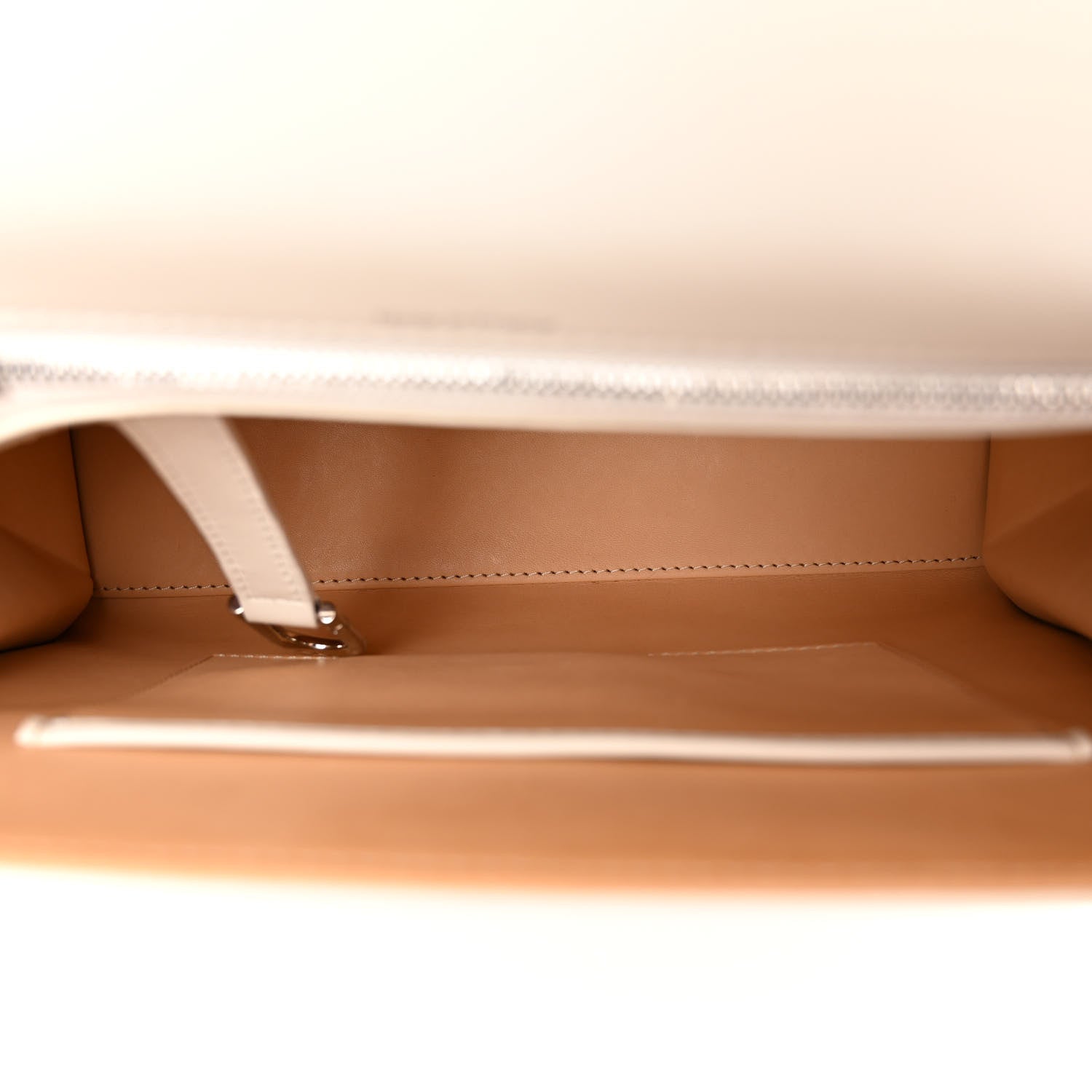 Delvaux Calfskin MM Tempete Satchel Ivory 5 of 10