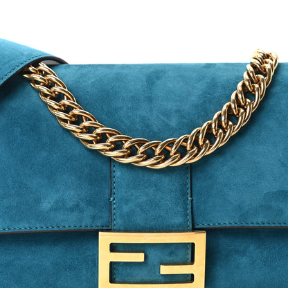 Fendi Chamois Large Baguette Ottanio 8 of 10