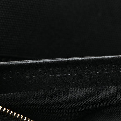 Fendi Canvas Vitello King Extra Strap FF Embroidered Baguette Black 7 of 10