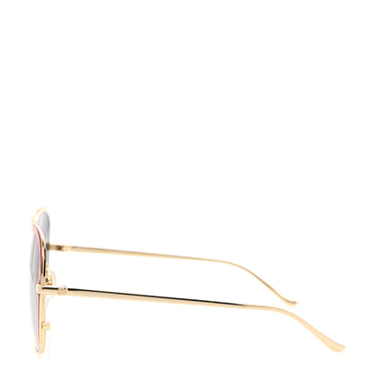 Gucci Acetate Oversize Square Frame GG0400S Sunglasses Gold 3 of 8