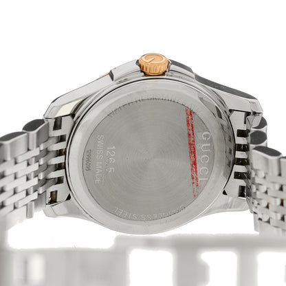 Gucci Stainless Steel 27mm G-Timeless Quartz Watch Brown 4 of 4