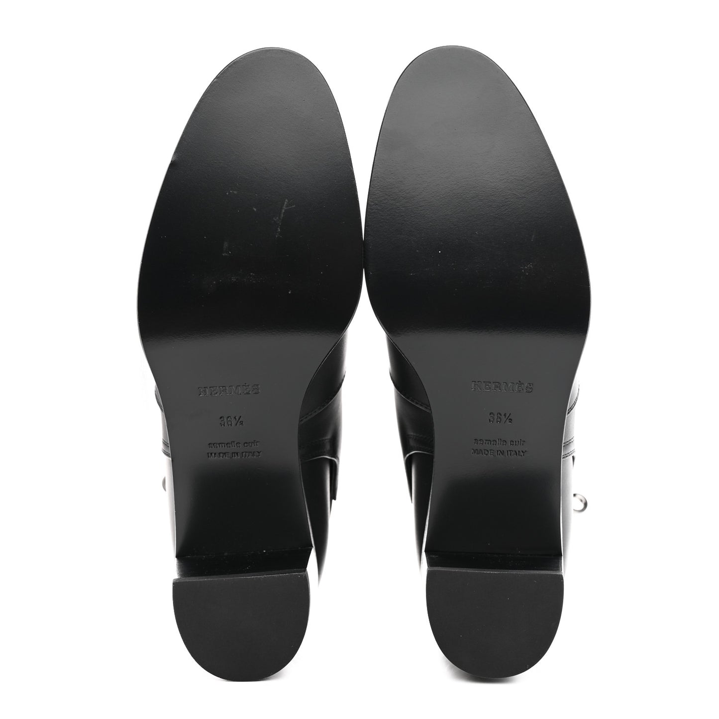 Calfskin Frenchie 50 Ankle Boots 36.5 Black