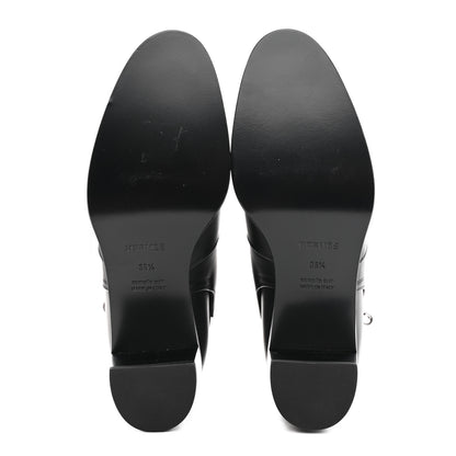 Hermes Calfskin Frenchie 50 Ankle Boots 36.5 Black 5 of 12