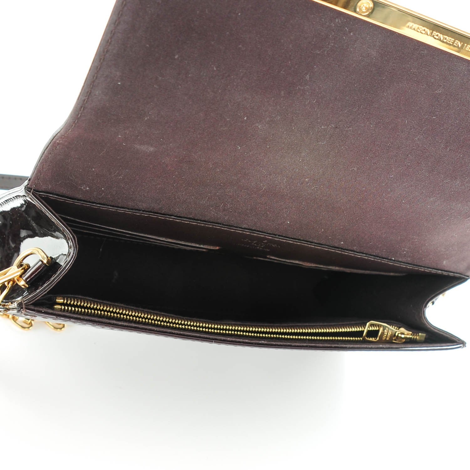 Louis Vuitton Vernis Ana Clutch Amarante 5 of 7