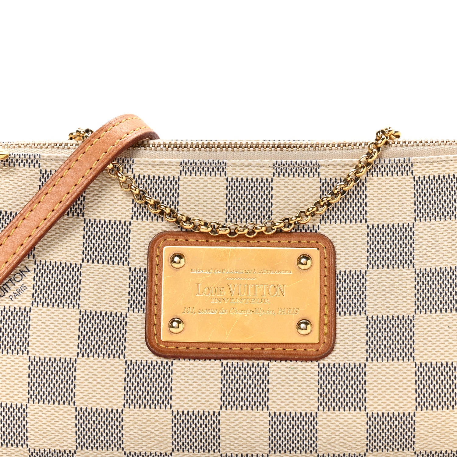 Louis Vuitton Damier Azur Eva Clutch 9 of 12
