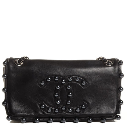 Chanel Lambskin Pearl Obsession Flap Black 1 of 7