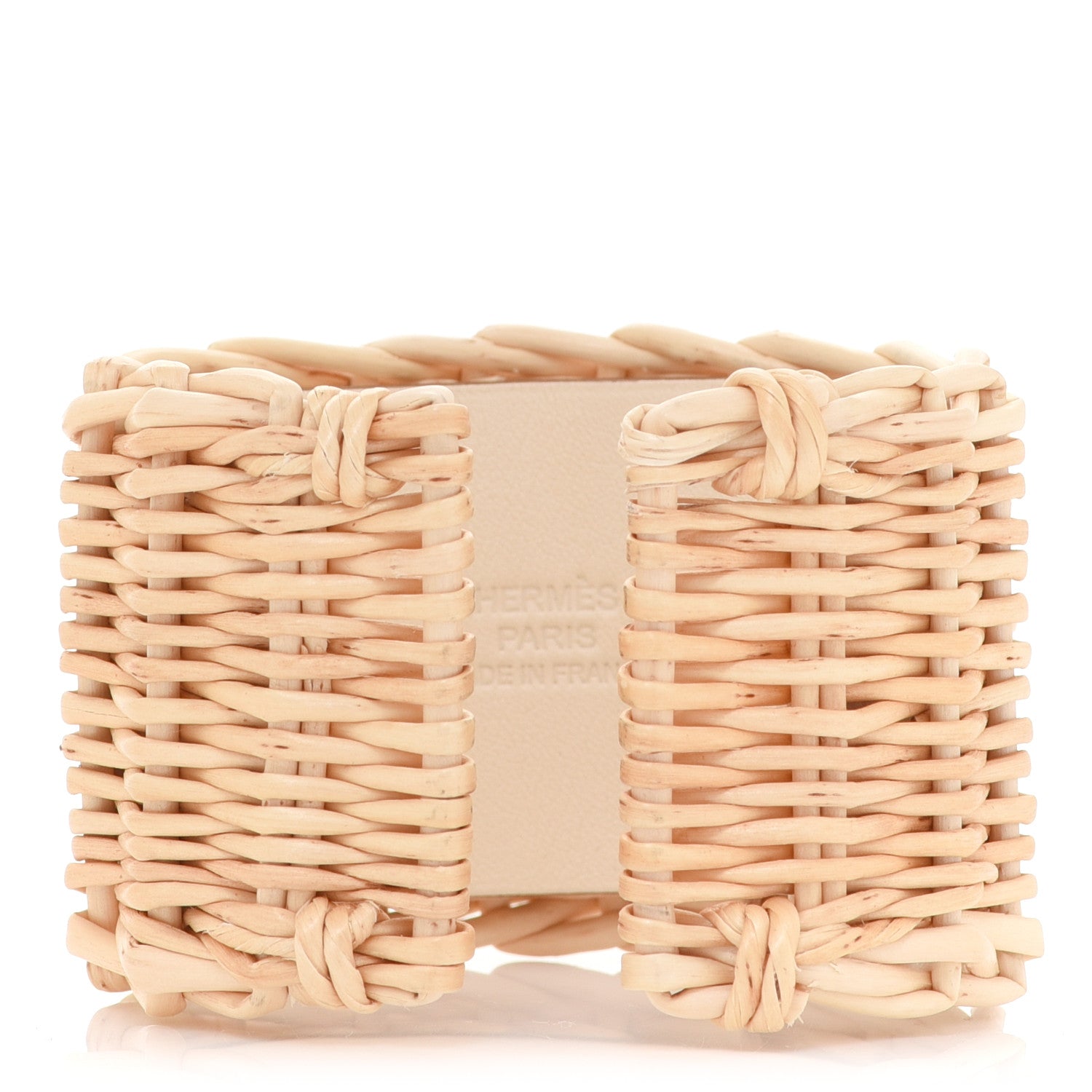 Hermes Barenia Osier Collier De Chien CDC Picnic Bracelet T2 Nata 3 of 7
