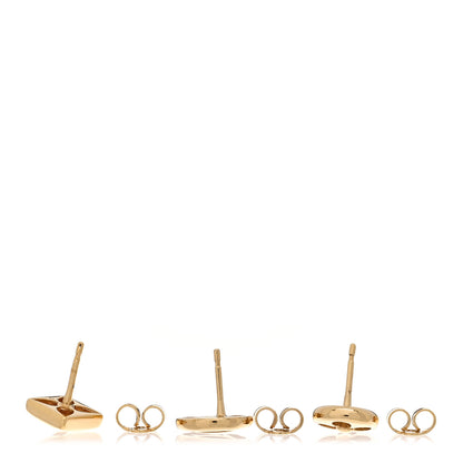 Louis Vuitton Metal Crazy In Lock Earrings Set Gold 3 of 5