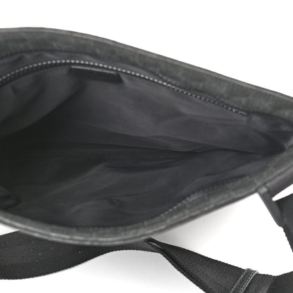 Gucci GG Plus Monogram Medium Flat Messenger Bag Black 5 of 9