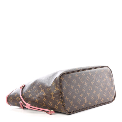Louis Vuitton Monogram Articles de Voyage Ikat Neverfull MM Rose Velours 3 of 11