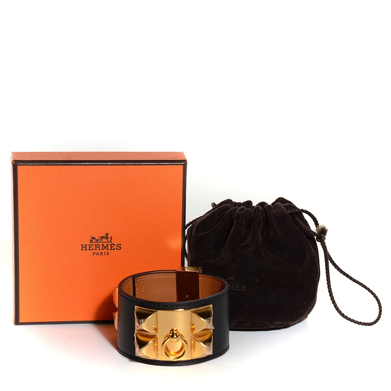 Hermes Chamonix Collier de Chien CDC Bracelet L Black 6 of 7