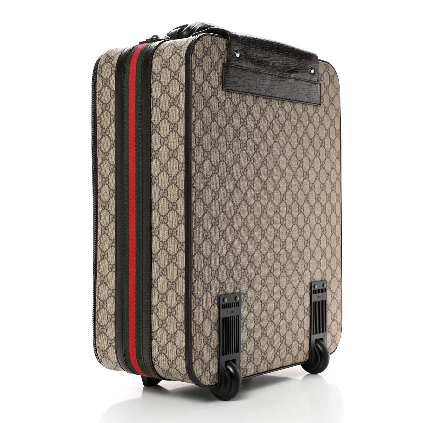 GG Plus Monogram Small Web Trolley Brown