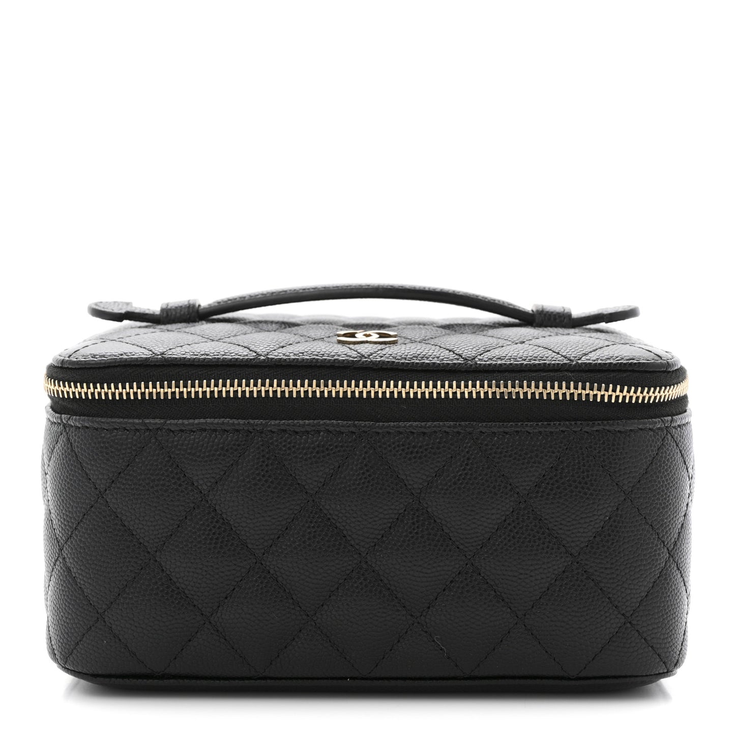 Caviar Quilted Jewelry Box Black
