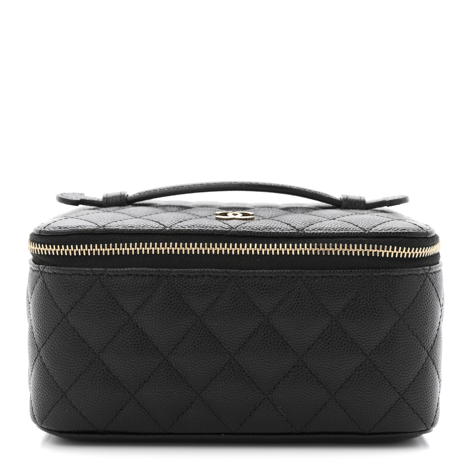Chanel Caviar Quilted Jewelry Box Black 1 of 8
