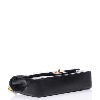 Chanel Lambskin Quilted Medium Double Flap Black 4 of 9