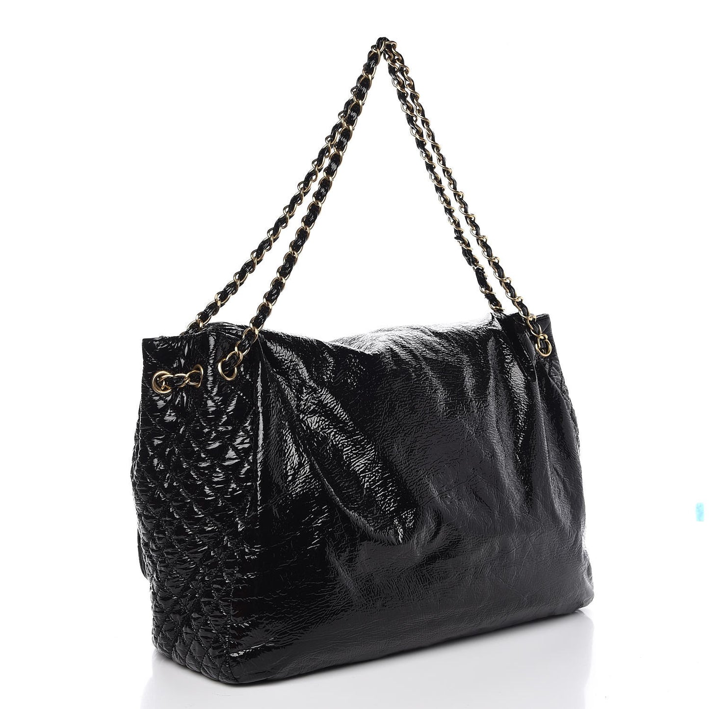 Vinyl XL Rock and Chain Flap Black