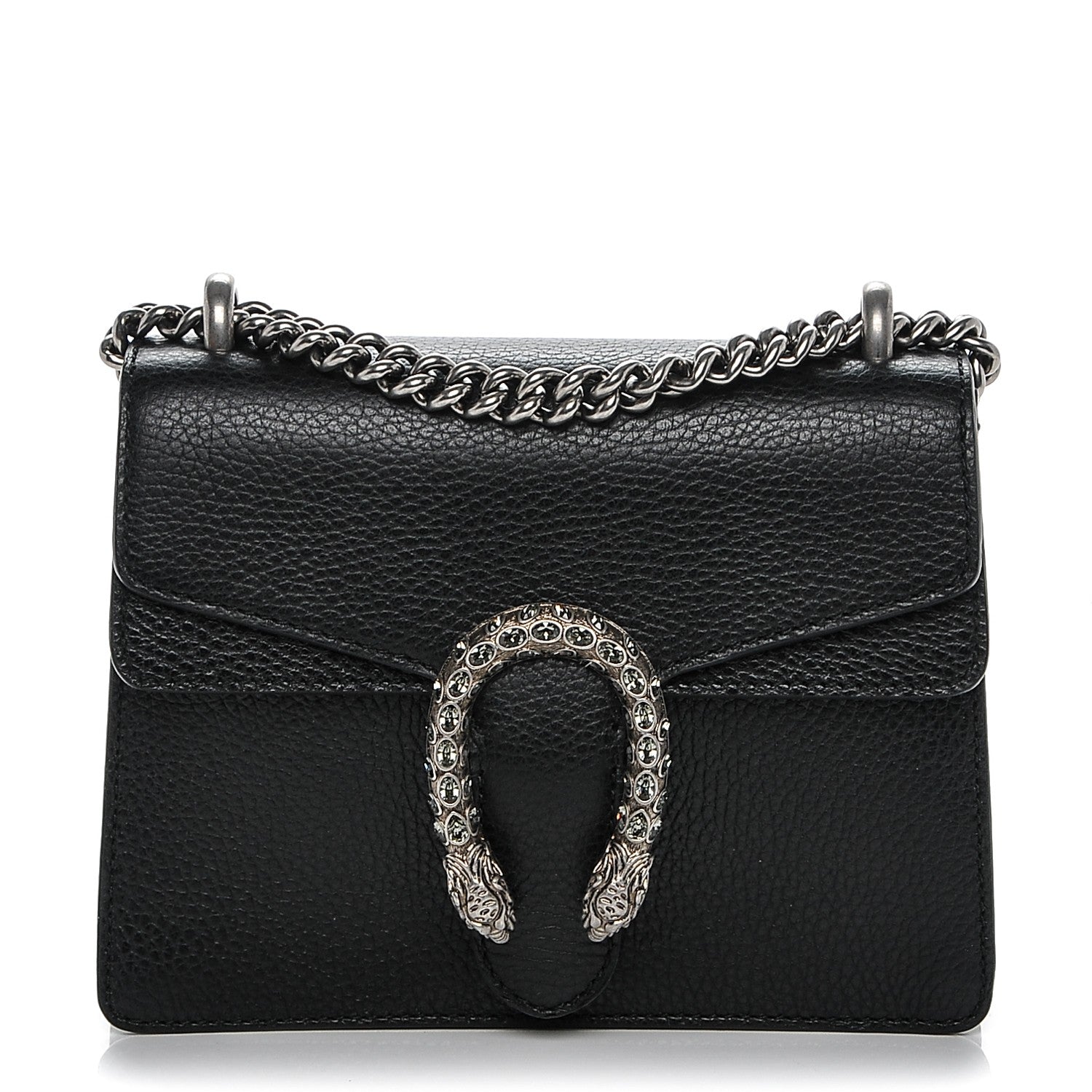 Gucci Calfskin Mini Dionysus Shoulder Bag Black 1 of 7