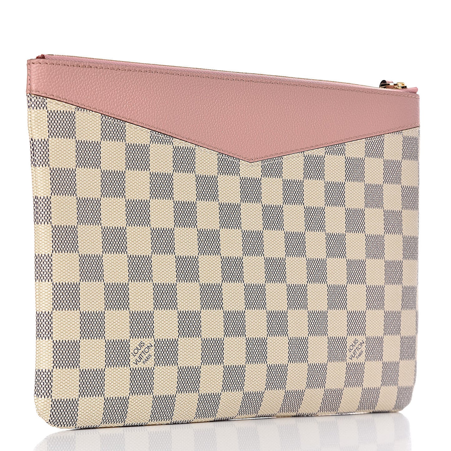 Damier Azur Daily Pouch Rose Poudre