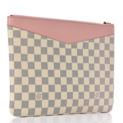 Louis Vuitton Damier Azur Daily Pouch Rose Poudre 3 of 8