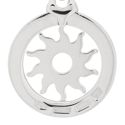 Bulgari 18K White Gold Tondo Sole Charm Pendant 3 of 3