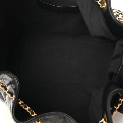 Chanel Caviar Quilted Medium Chanel 25 Handbag Black 6 of 11