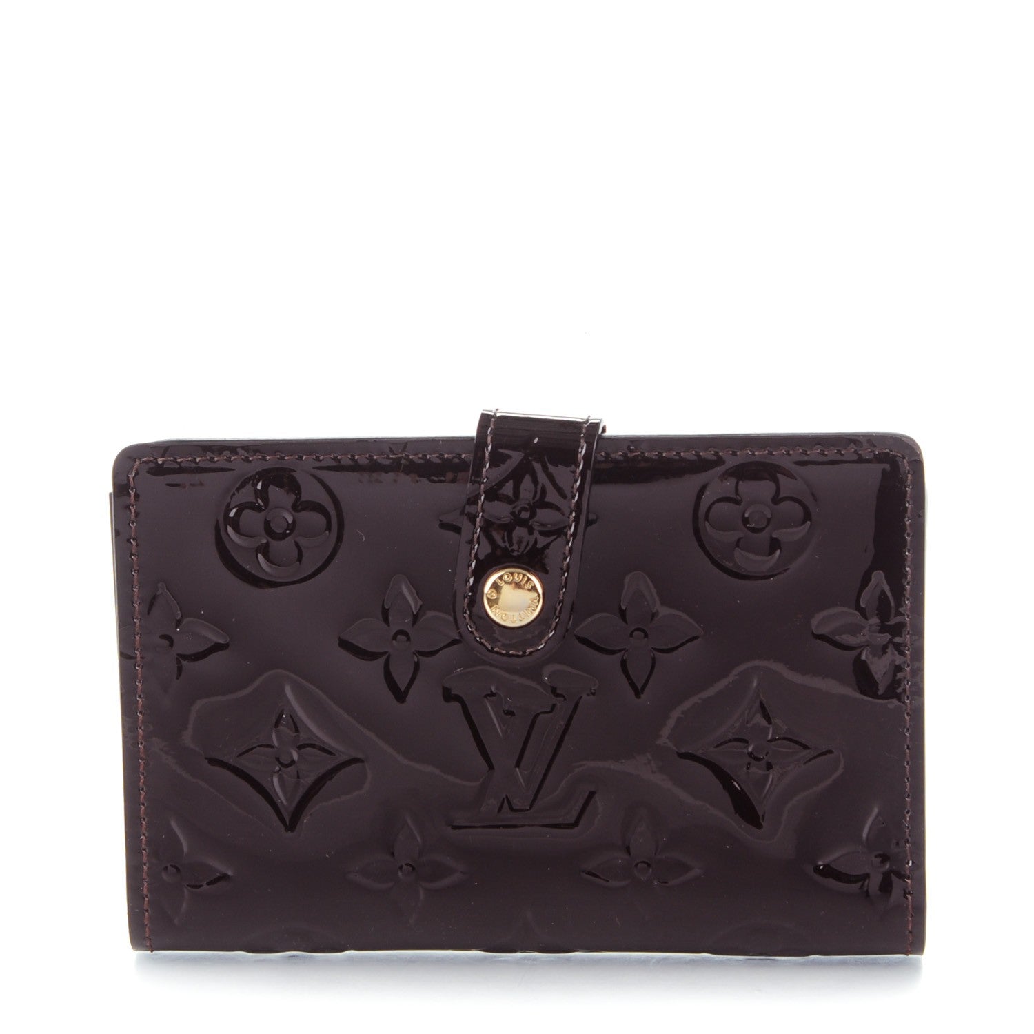 Louis Vuitton Vernis French Purse Wallet Amarante 1 of 7