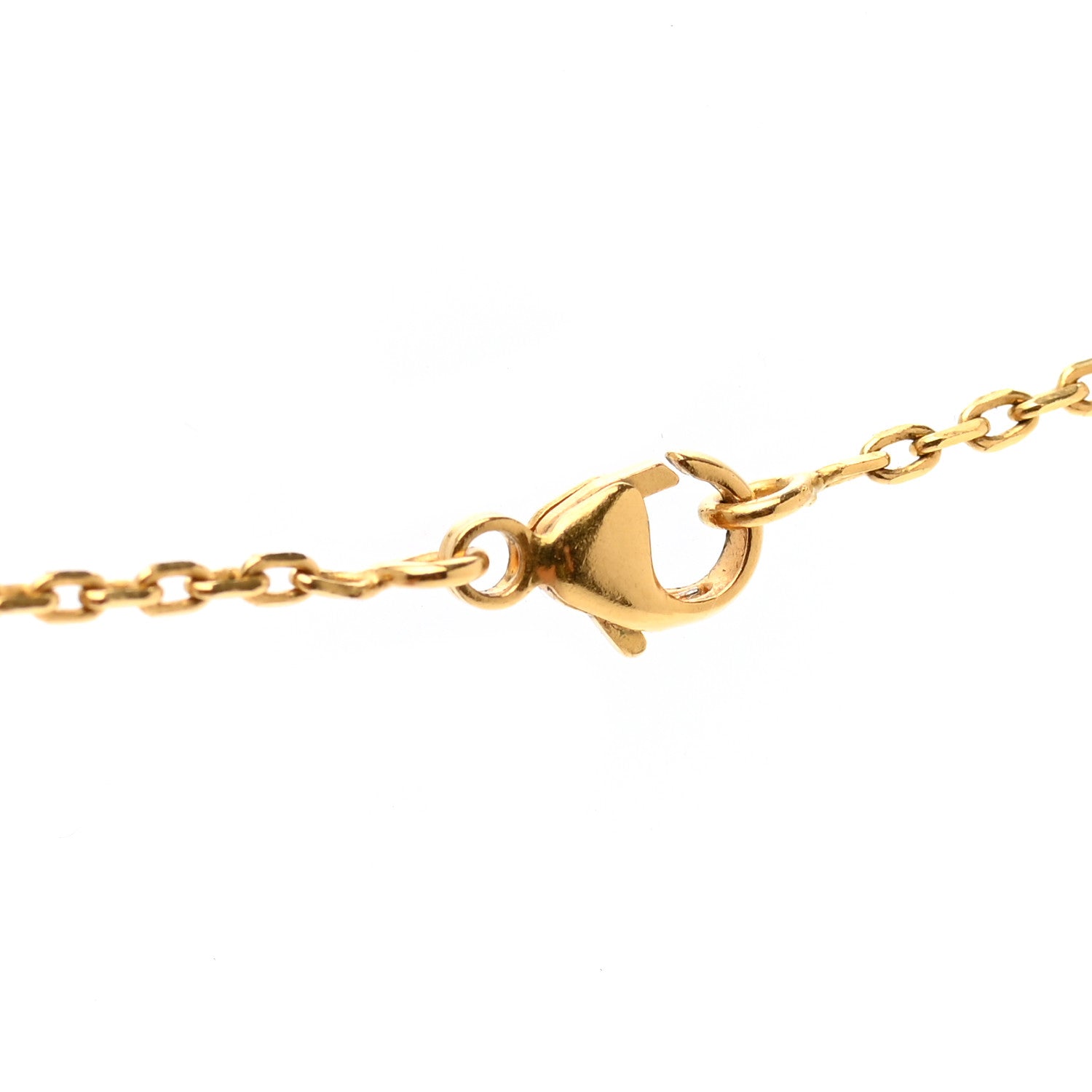 Hermes Lacquered Gold Pop H Pendant Necklace Marron Glace 5 of 8