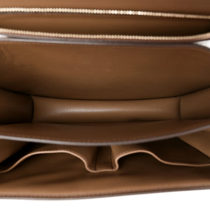 Celine Smooth Calfskin Medium Classic Box Flap Bag Light Camel 5 of 11