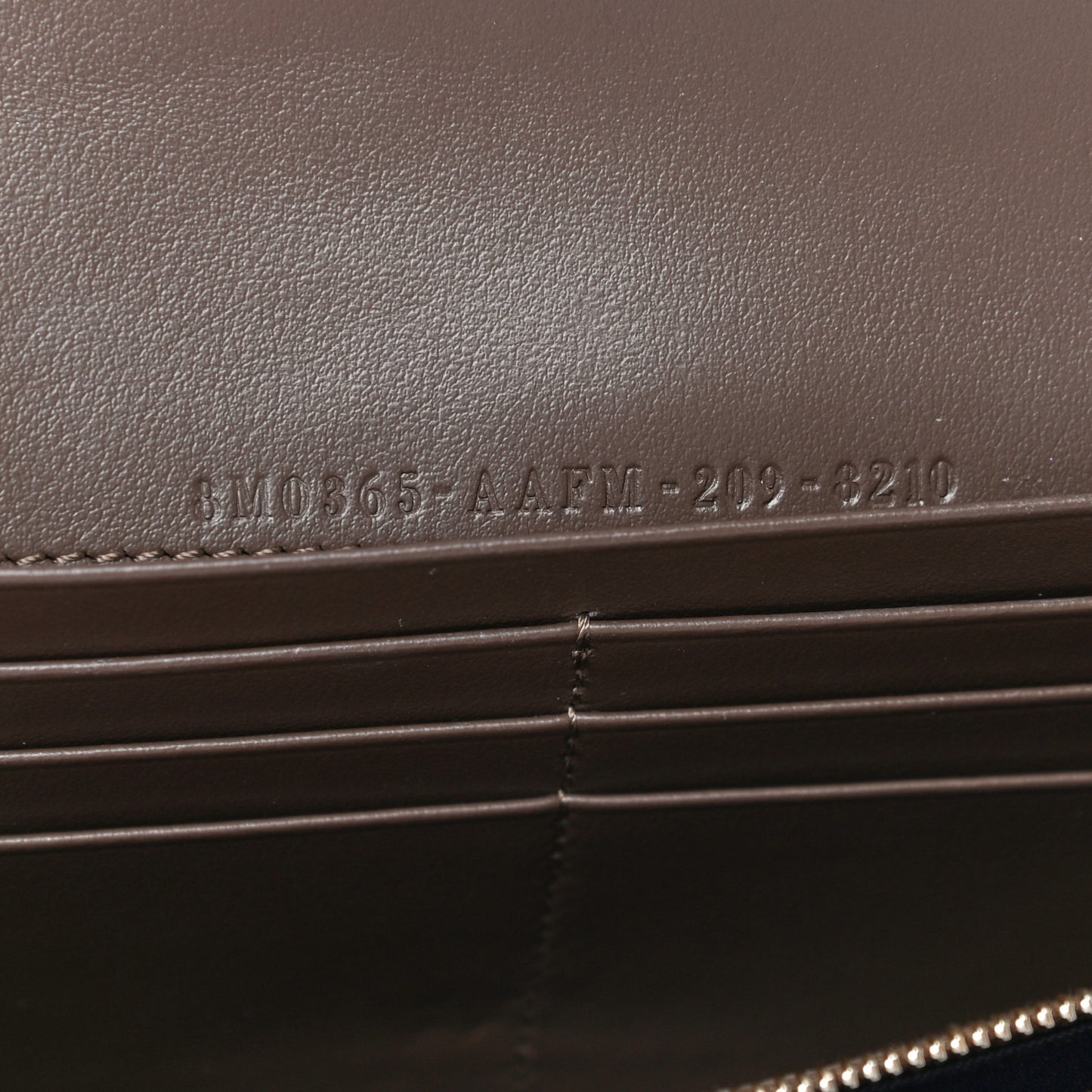 Vitello Soft F is Fendi Bi-Color FF 1974 Embossed Continental Envelope Wallet On Chain Maya Black