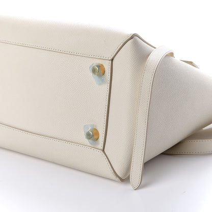 Celine Grained Calfskin Micro Belt Bag White 10 of 10