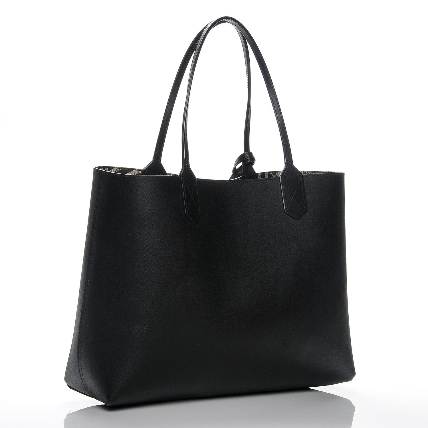 Gucci Calfskin GG Supreme Monogram Caleido Large Reversible Tote Black 7 of 17