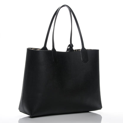 Gucci Calfskin GG Supreme Monogram Caleido Large Reversible Tote Black 7 of 17