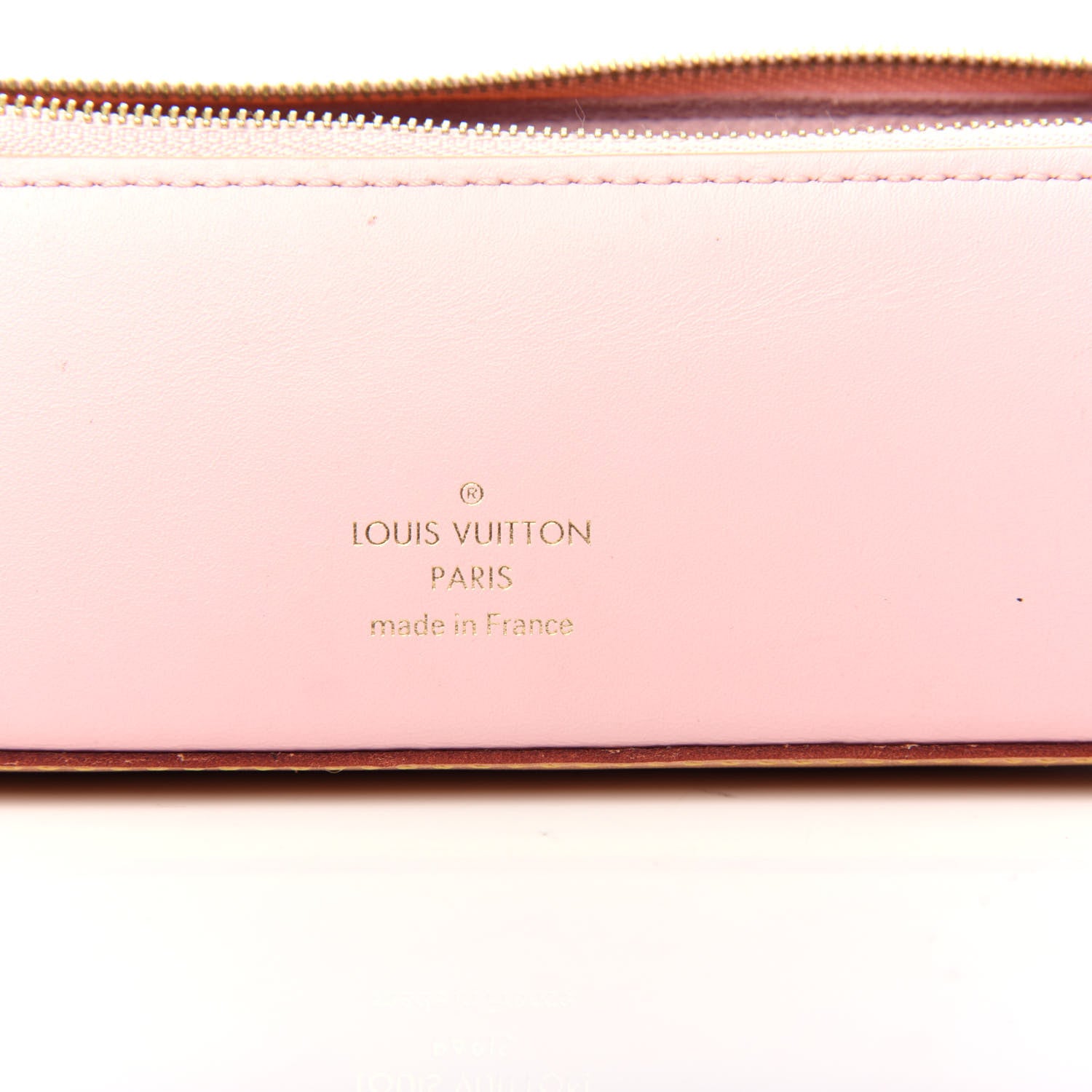 Louis Vuitton Damier Azur Elizabeth Pencil Pouch Rose Ballerine 6 of 7