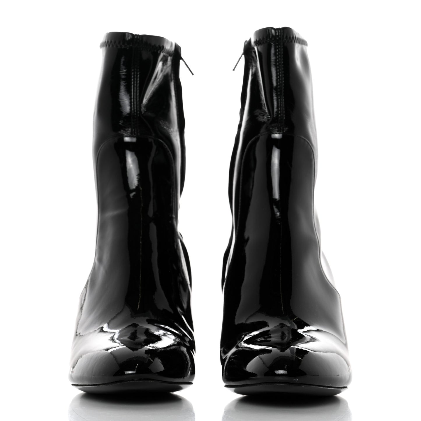 Patent Uniformes Silhouette Ankle Boots 37.5 Black
