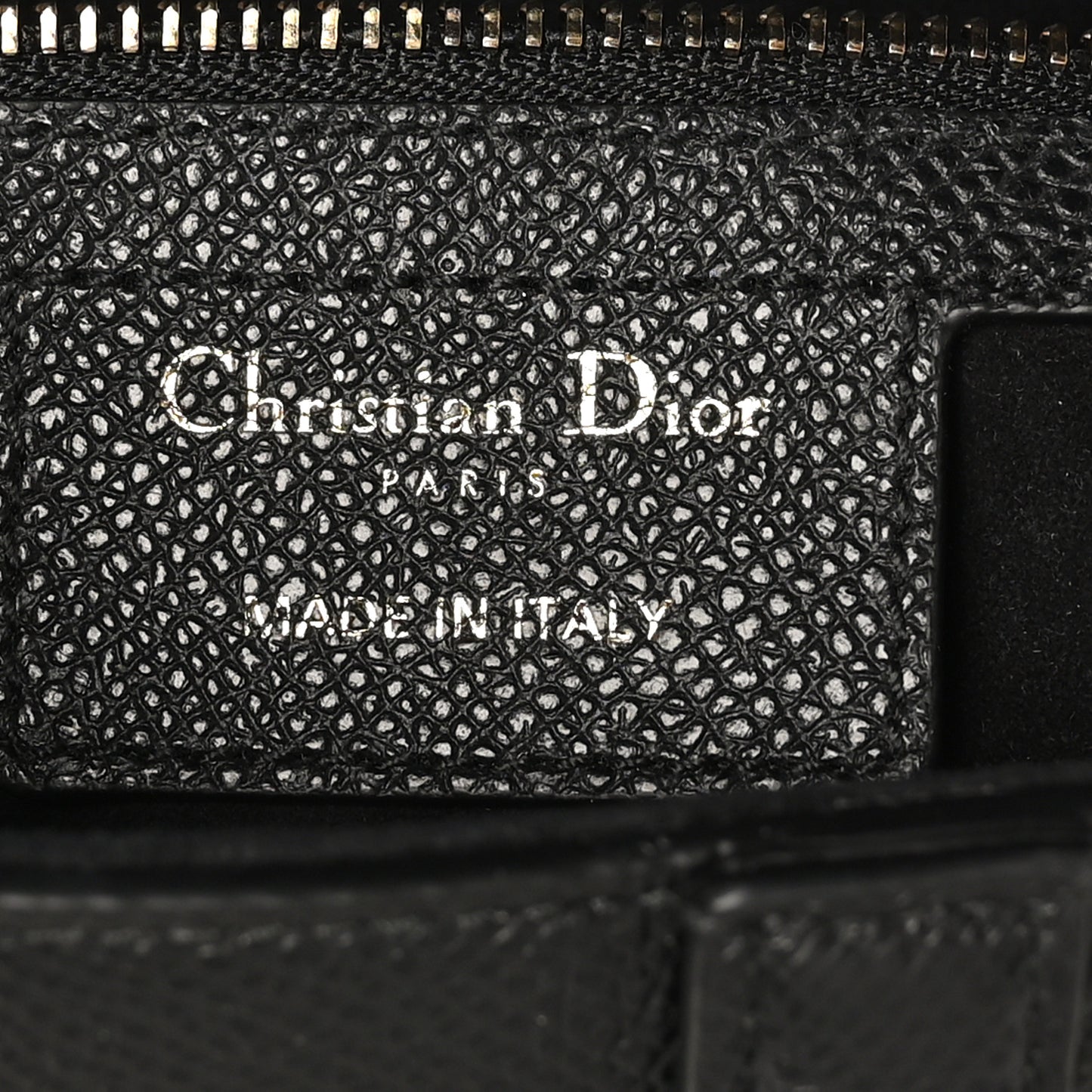 Grained Calfskin Saddle Bag With Strap Black