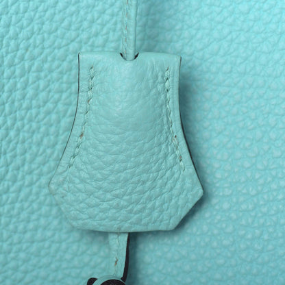 Hermes Togo Birkin 35 Bleu Atoll 34 of 48