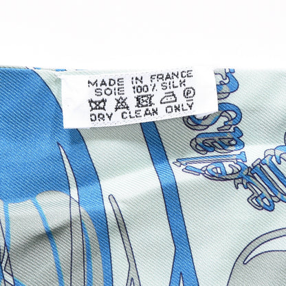 Hermes Silk Caleche Mors Et Bouteilles Twilly 4 of 4