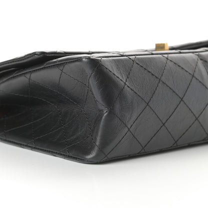 Chanel Aged Calfskin Quilted 2.55 Reissue 226 Flap Black 9 of 14