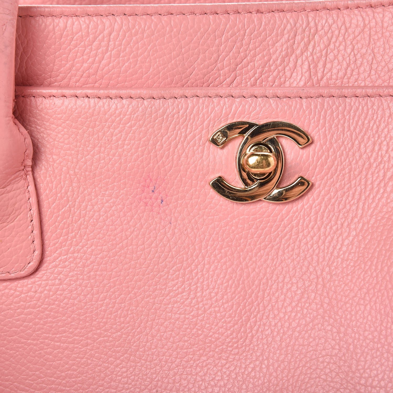 Chanel Calfskin Cerf Shopper Tote Pink 7 of 20