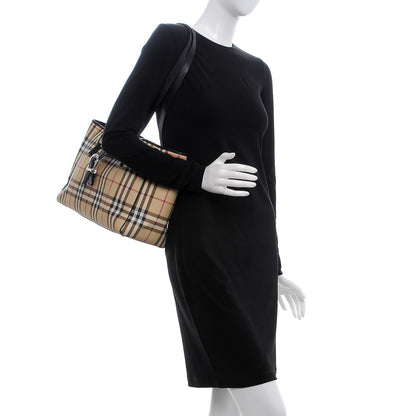 Burberry House Check Buckle Tote Black 2 of 12