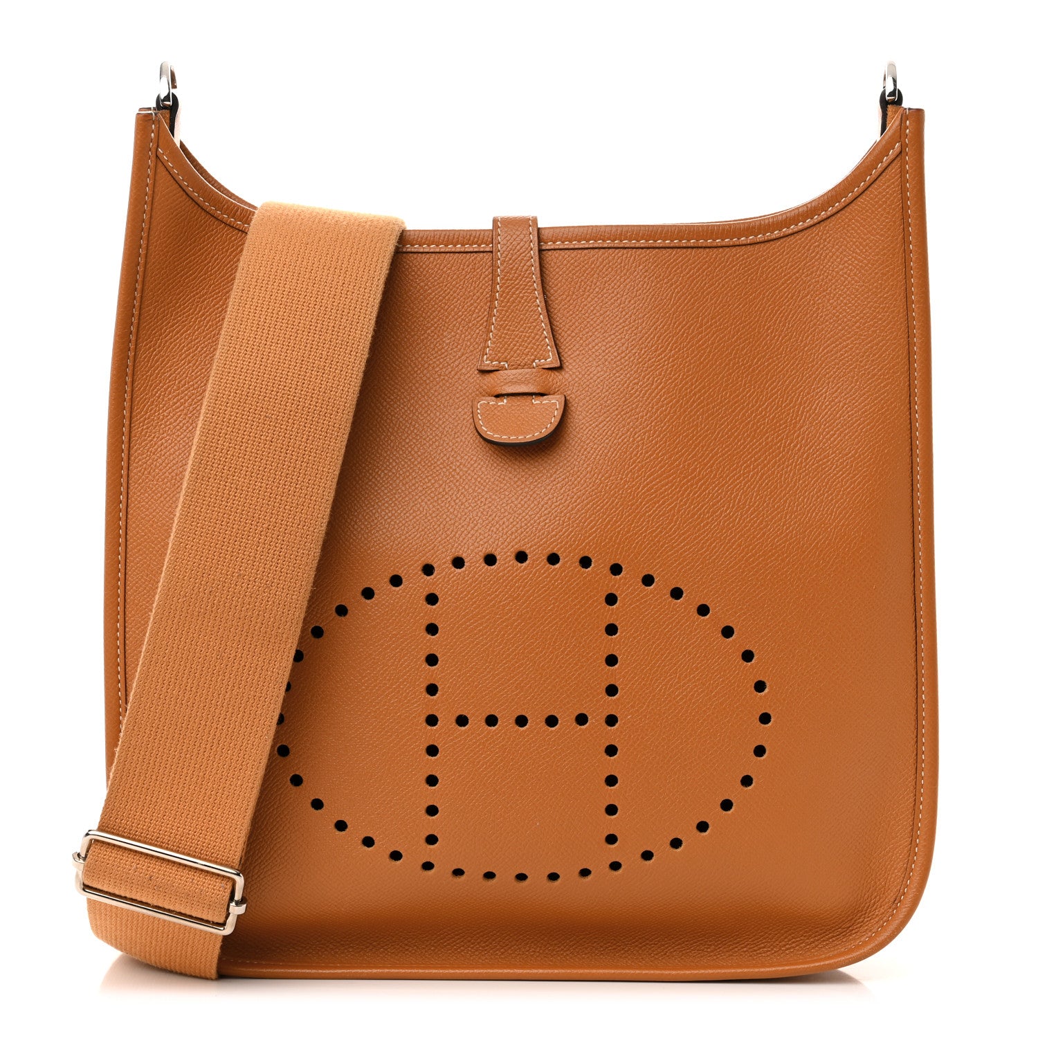 Hermes Epsom Evelyne III PM Toffee 1 of 12