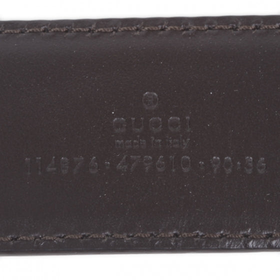 Gucci Guccissima GG Belt Brown 90 36 6 of 6