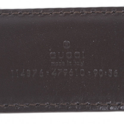 Gucci Guccissima GG Belt Brown 90 36 6 of 6