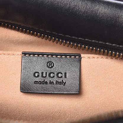Gucci Calfskin Matelasse Small GG Marmont Chain Shoulder Bag Black 6 of 11