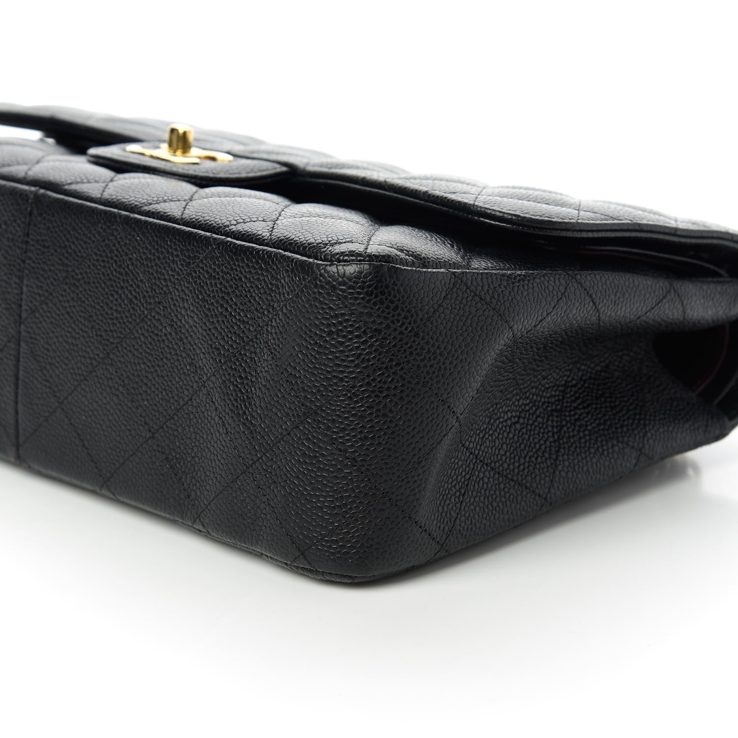 Chanel Caviar Quilted Jumbo Double Flap Black 8 of 12