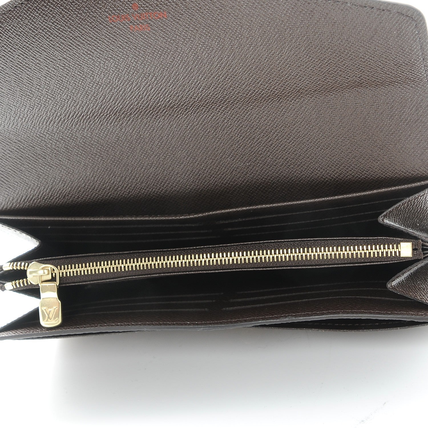 Louis Vuitton Damier Ebene Sarah Wallet NM 7 of 8