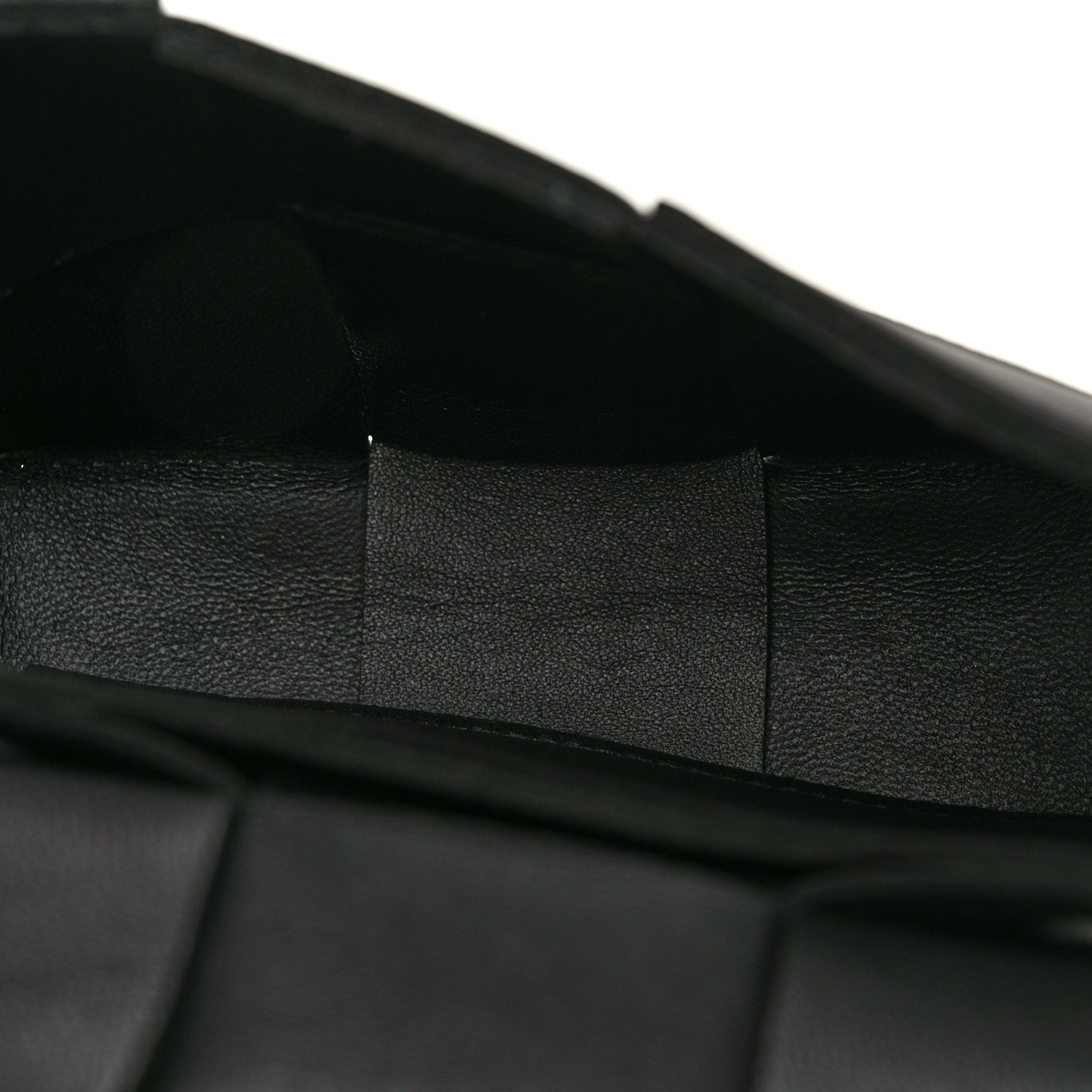 Bottega Veneta Lambskin Maxi Intrecciato Extra Mini Cassette Crossbody Bag Black 5 of 9